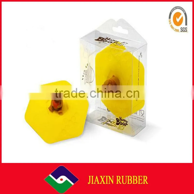 Hot sale promotion and decoration silicone mug lid