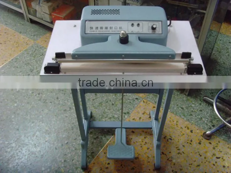 ORSAI-600 foot Pedal Sealing Machine for shops, homes and some workplaces.