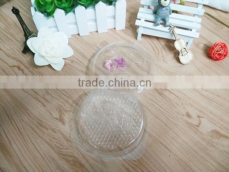 Lovely small animal shape plastic sponge cake containers