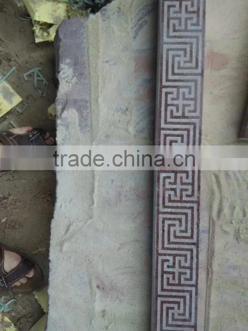Engrave Ocean Red Granite Tile
