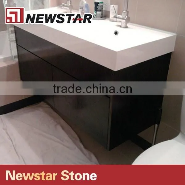 Newstar villa project artificial stone banjo vanity top