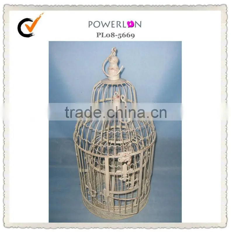 Simple pretty bird cage card holder