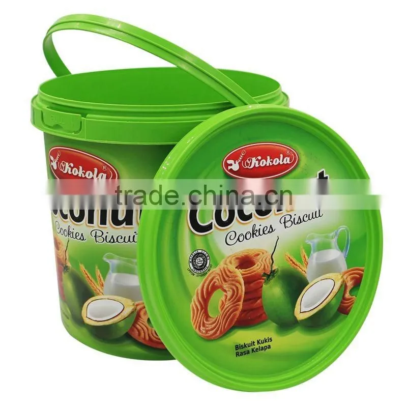400g Custom IML Plastic Cracker Container,Manufacturer of Plastic IML Packaging Products