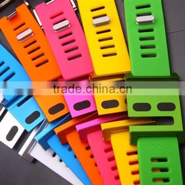 For apple watch band, for apple watch high quality flexible custom silicon band