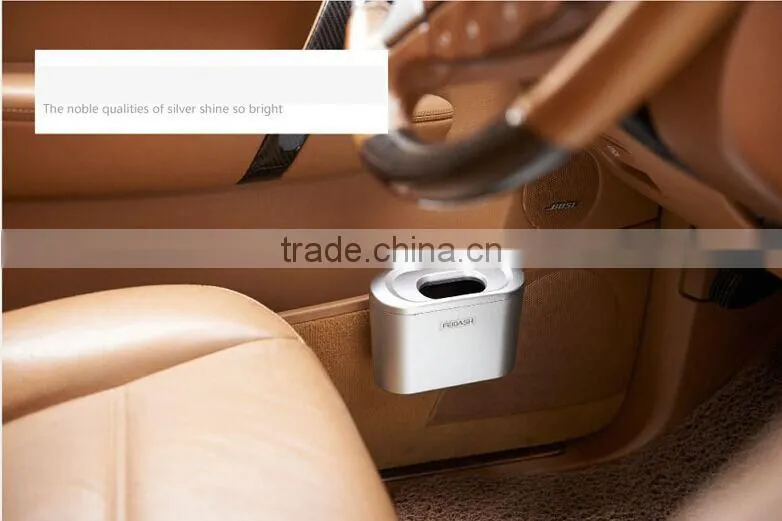 Mini Auto Car Vehicle Trash Rubbish Dust Can Litter Garbage Holder Container Bag Bin