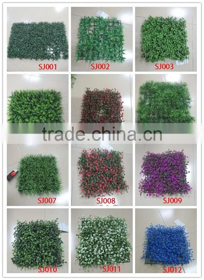 grass turf /plastic grass mat / for hedge / wall