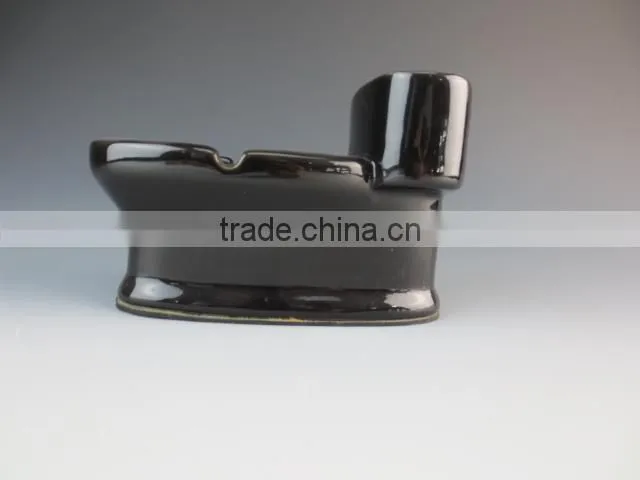 white ceramics type funny closestool shaped eco-friendly ashtray