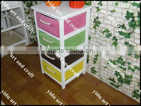practical wooden storage cabinet bedside table bedroom furniture price T10-6051
