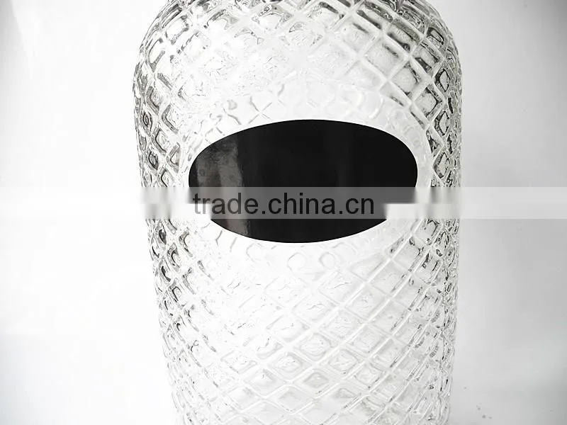 3L airtight vintage traditional round clip top preserve glass bottles