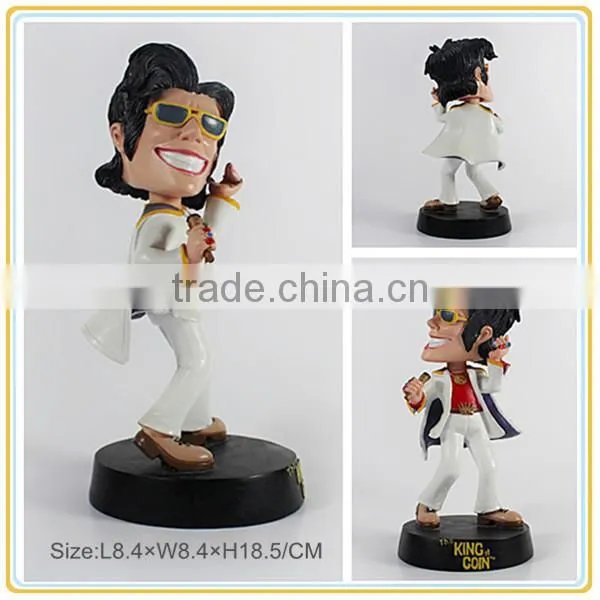 Hot resin sexy women statue, mature women in red dress figurines, fashion women figure sculptures