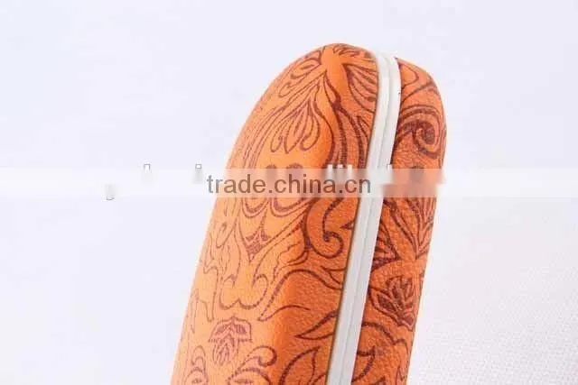 Printed PU glasses box with magnet PU glasses case