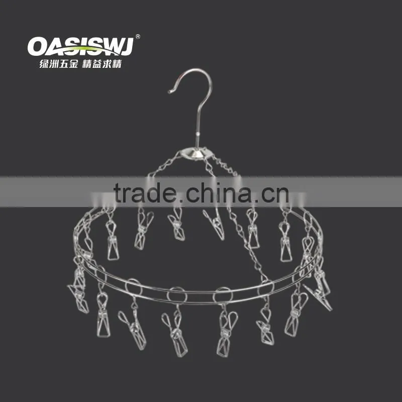 clothes hangers,multifunctional hangers,dry hangers 18 sets of clips YZ2134S
