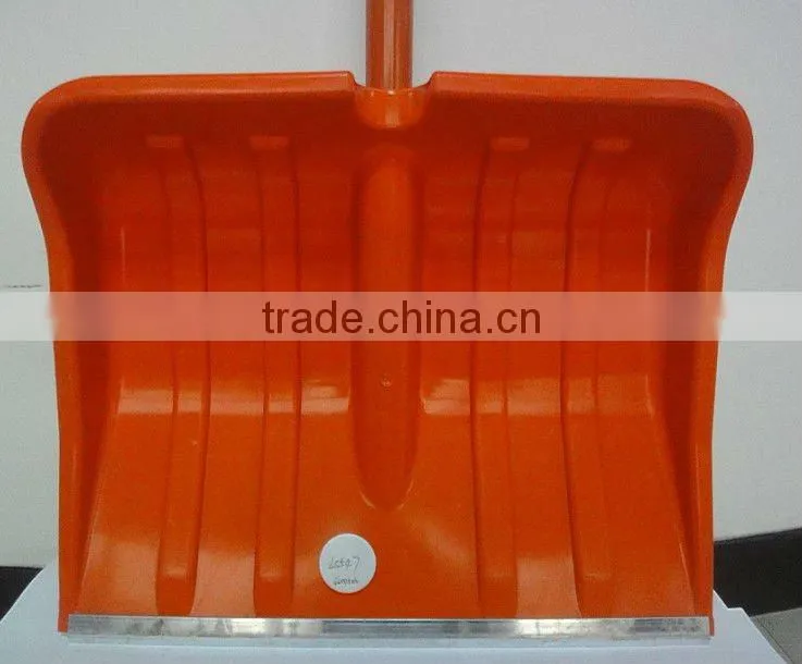 ORANGE SNOW SHOVEL