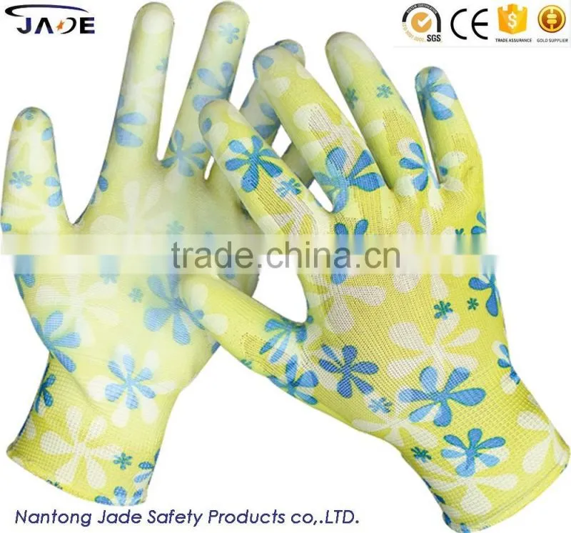 garden gloves, pu coated garden gloves, EN 388 4131