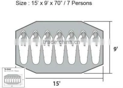 Escort Family Dome Tent, 6-Person