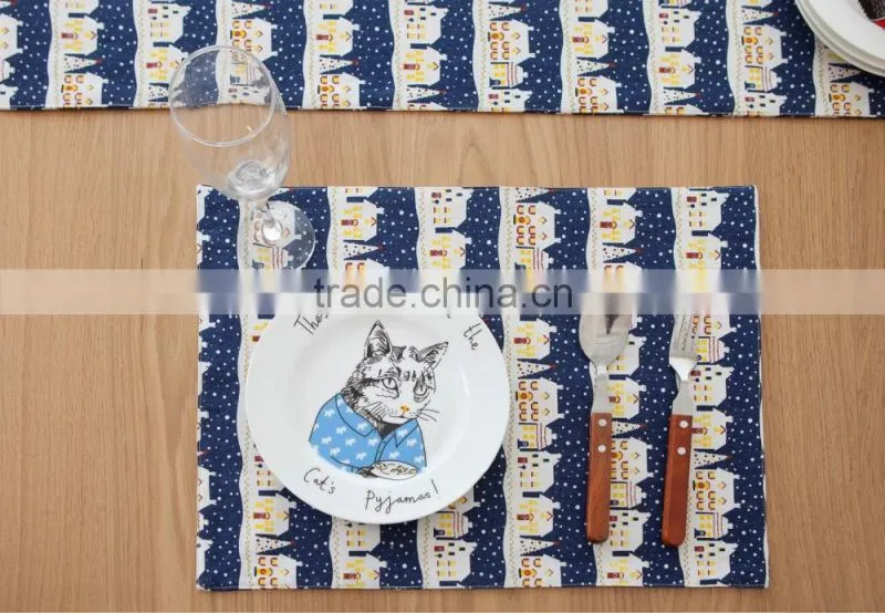 Tablet Compressed Napkin Printing Table Napkin Linen Cotton Folding Design