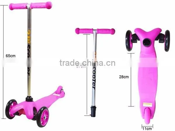 customized kids scooter 3 wheel scooter for wholesale