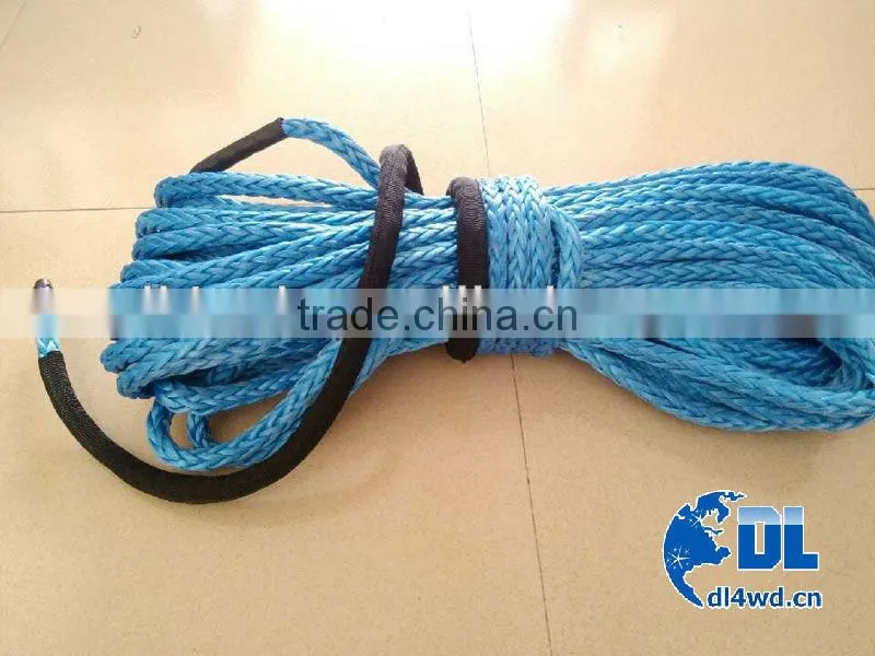 Recovery gear 12v car winch synthetic rope off road electric winch rope 8mm 30m synthetic braided rope