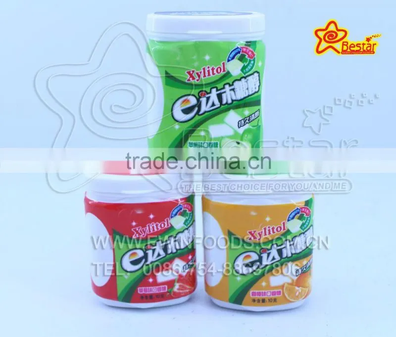 Xylitol Chewing Gum 3 Flavor(Apple ,Strawberry,Orange )10g