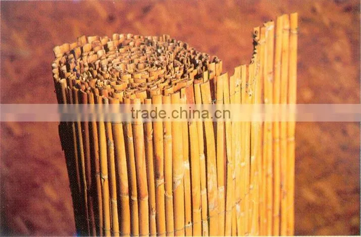 natural bamboo reed slat fence