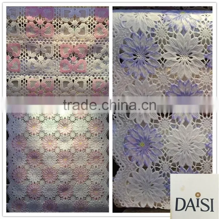 China manufactury home textiles PVC Lace plastic tablecovers walmart wholesale 50X20meter