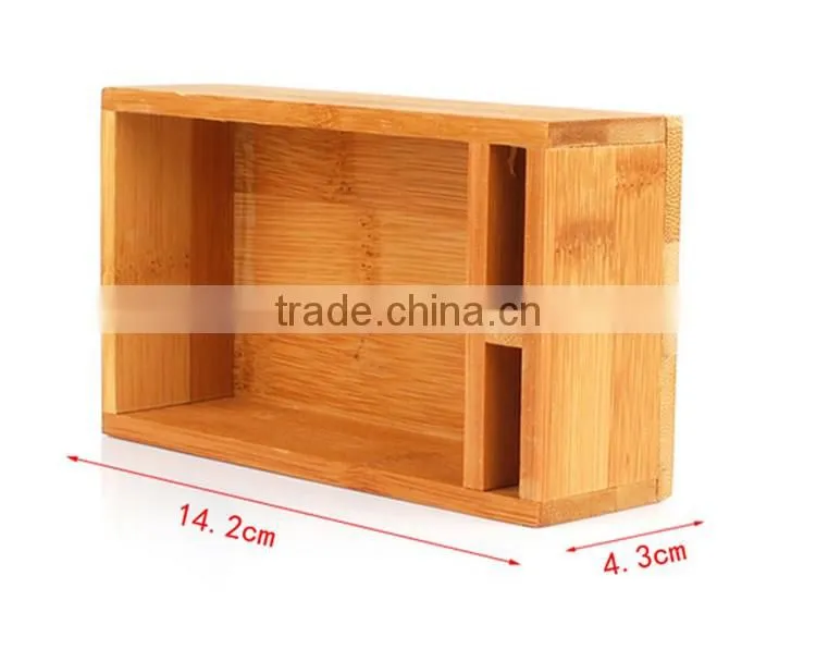 Multi-functional simple and creative bamboo decorative foldable storage box