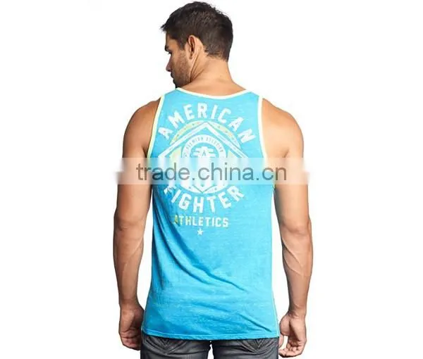 Men 's Bodybuilding slub Tank tops