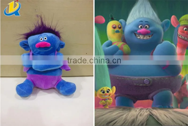 good quality cartoon dreamworks plush toys trolls set stuffed toy