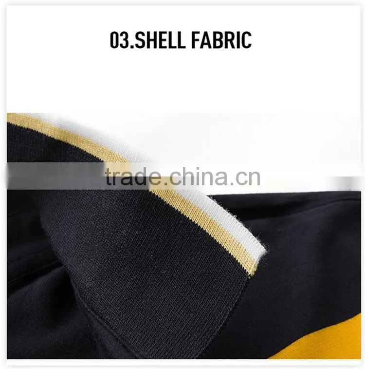 Wholesale Custom Polo T shirt 2016 New Design Cotton Short Casual Striped Slim Contrast Color Men's Polo Shirt