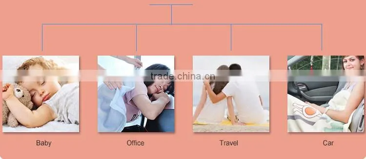 Solid Color Size Customized Bamboo Fiber Baby Blanket