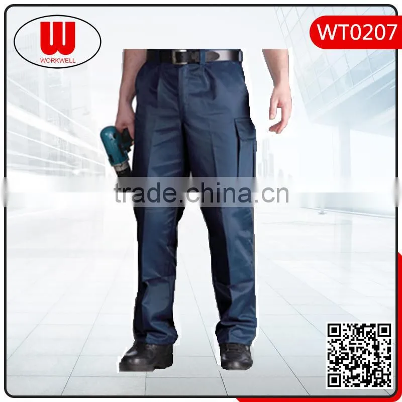 Polycotton knee pad work trousers men