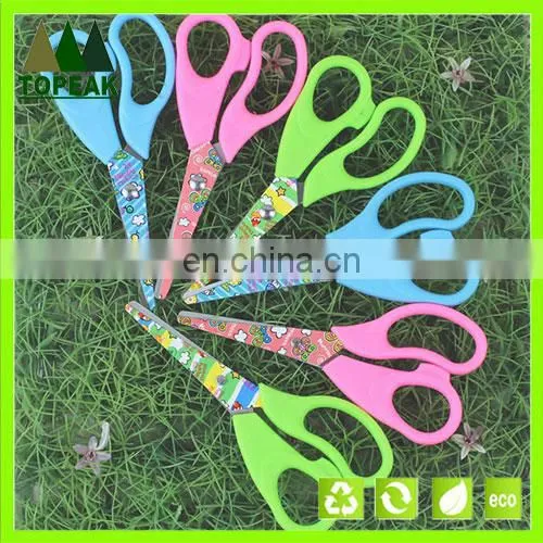 5'' lovely colorful handle student scissors /office scissors