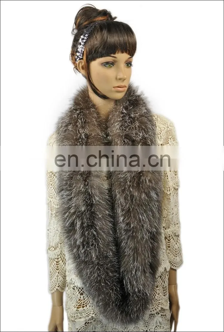 Factory Sale 2015 Fashion Multifunction Real Mink Fur Amazing Scarf
