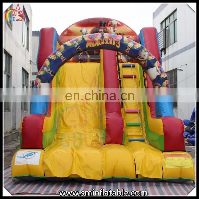 Hot!inflatable slide, half round slide,inflatable dual slide