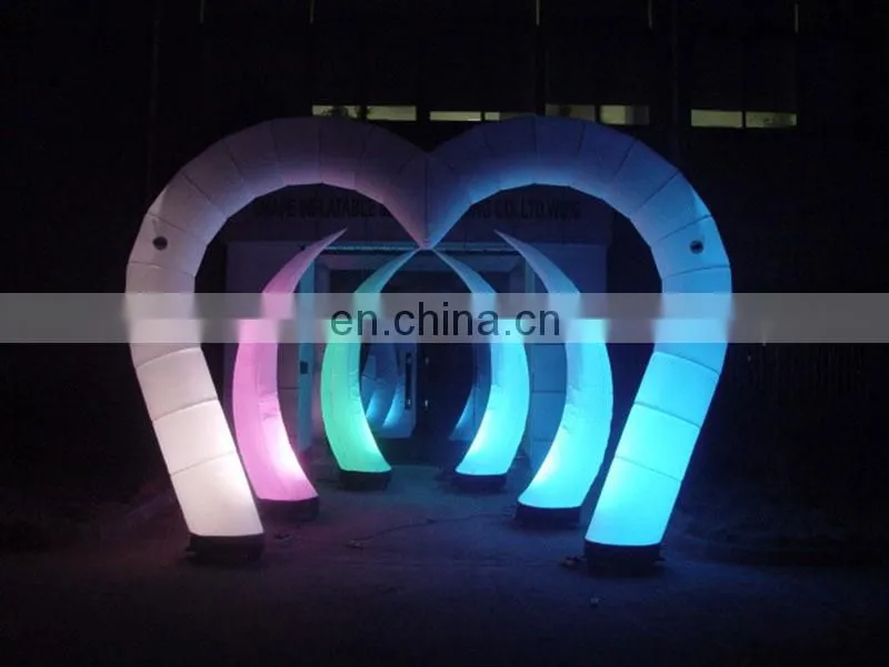 high quality cheap inflatable arch inflatable wedding arches with led light