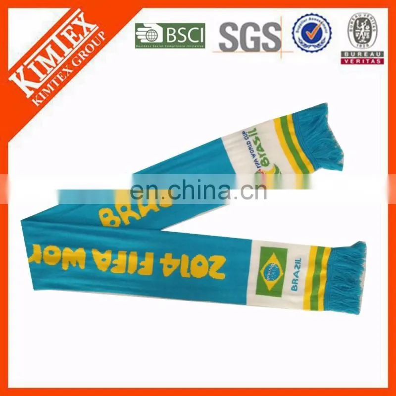 Promotional wintr knit acrylic scarf