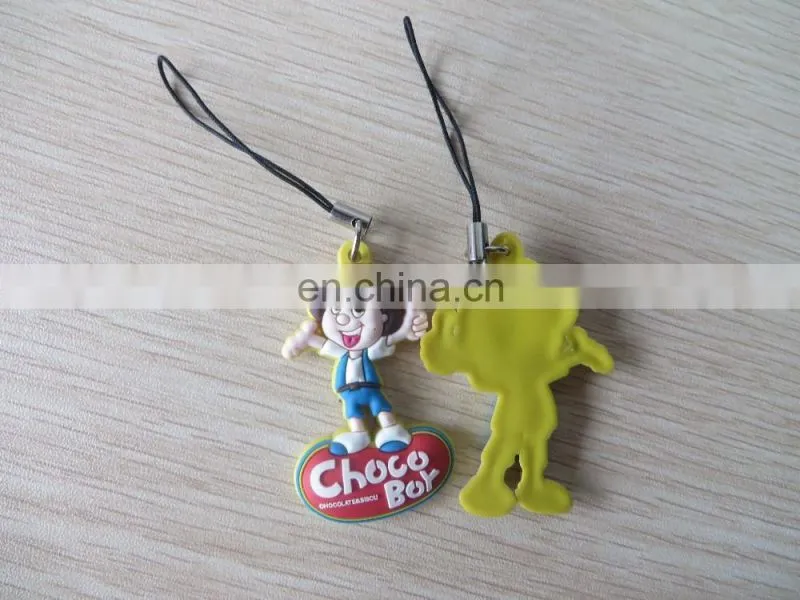 Custom soft PVC keychain/keyring for wholesale