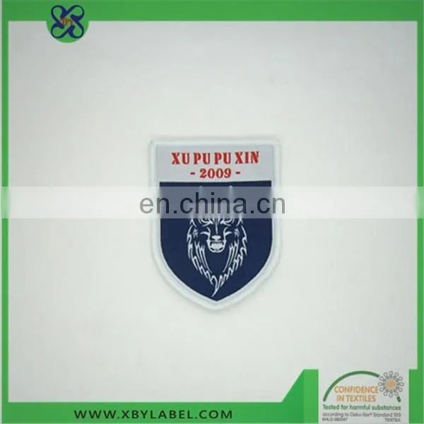 Free samples laser cut custom jersey patch appliques for clothes