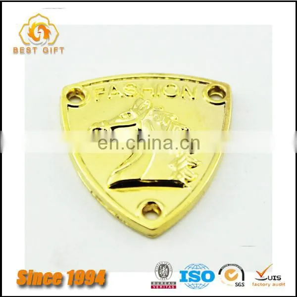 Wholesale Custom Cheap Hardware Jeans Accessories Metal Logo Label Patches