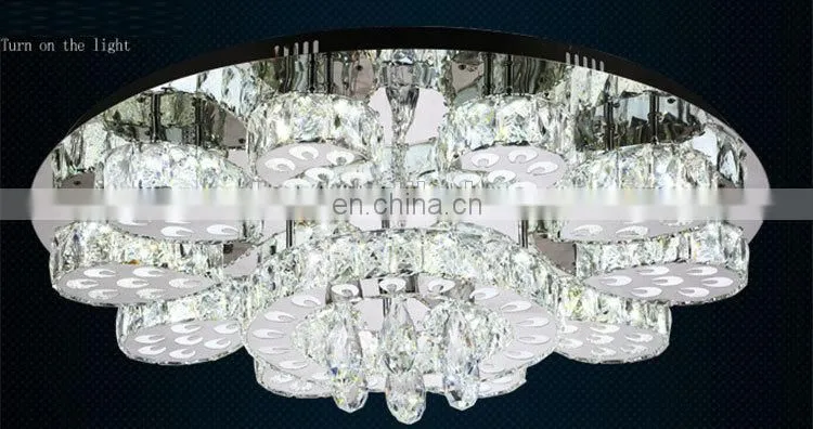 New product crystal home use led ceiling lamp for living room