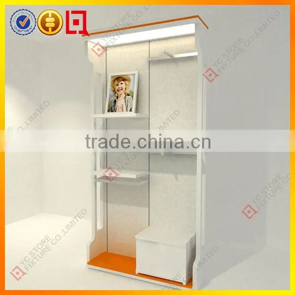 Double side shoe store shop racks and shelves with shelves