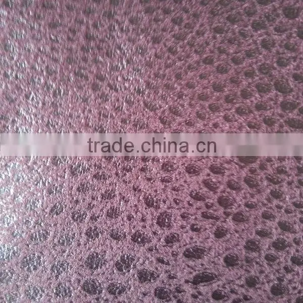Bronzed Suede Fabric Bonded With Fiber Velvet Fabric For Sofa