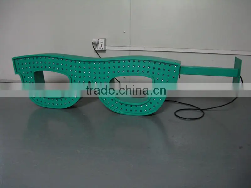 outdoor programmable led electronic signs/glass shop led signate