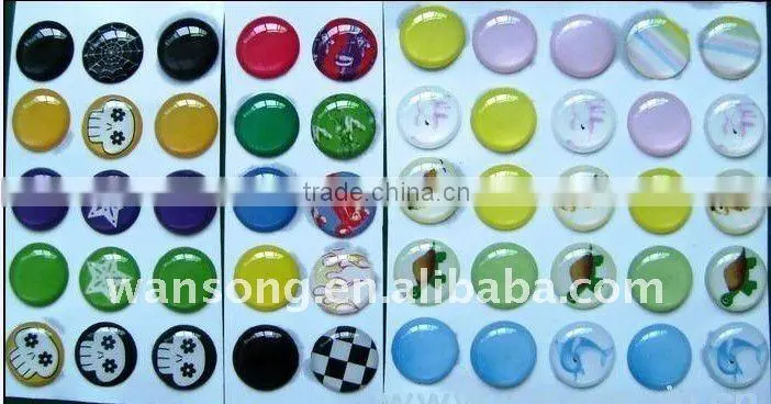 best selling factory manufacture epoxy dome sticker & professional custom epoxy sticker