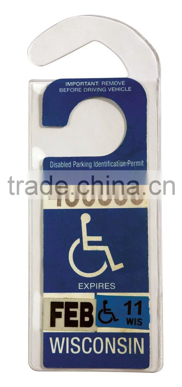 Handicap placard protectors
