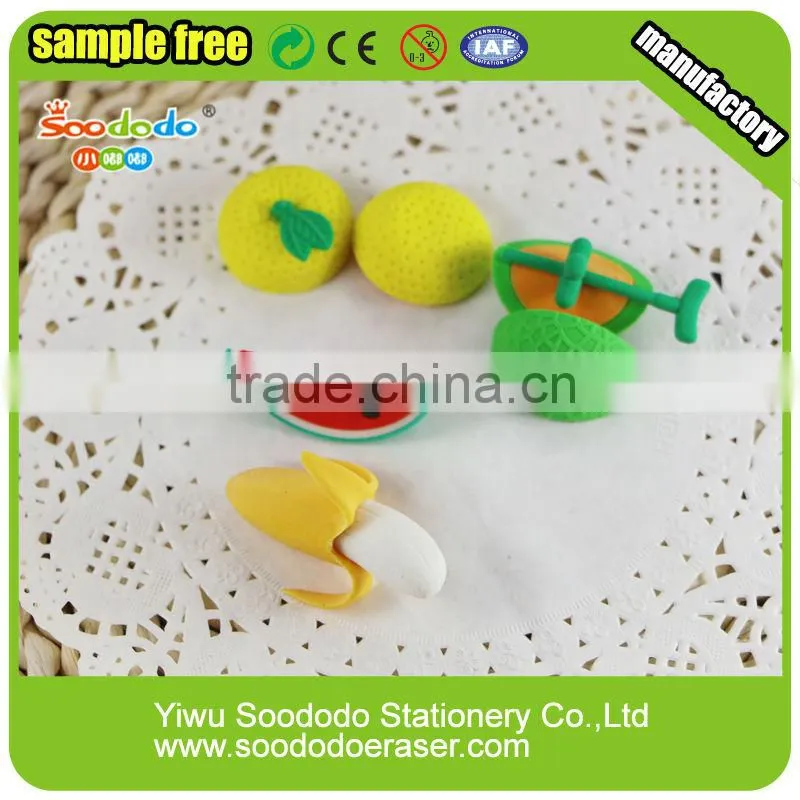 Fruit eraser stationery for kids