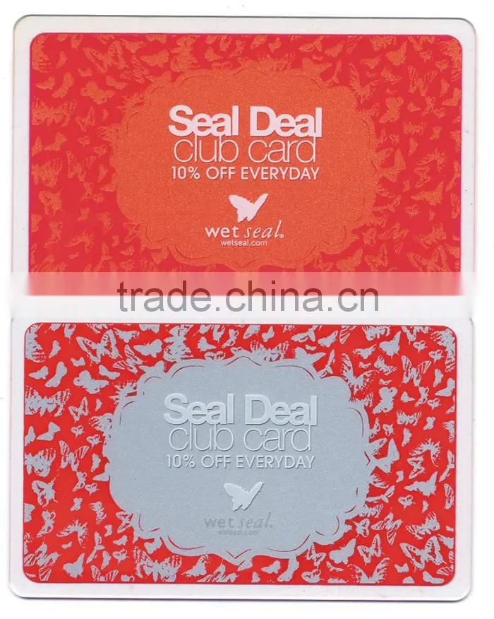 China Manufacturer Clear Transparent Card