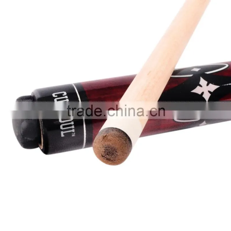 CUESOUL 1/2 Pool Cue with Maple Shaft,Quick Release,Stainless Steel,Rubber Wrap