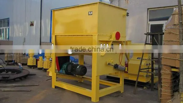 single-shaft 500kg/batch animal feed mixer/poultry feed mixing machine