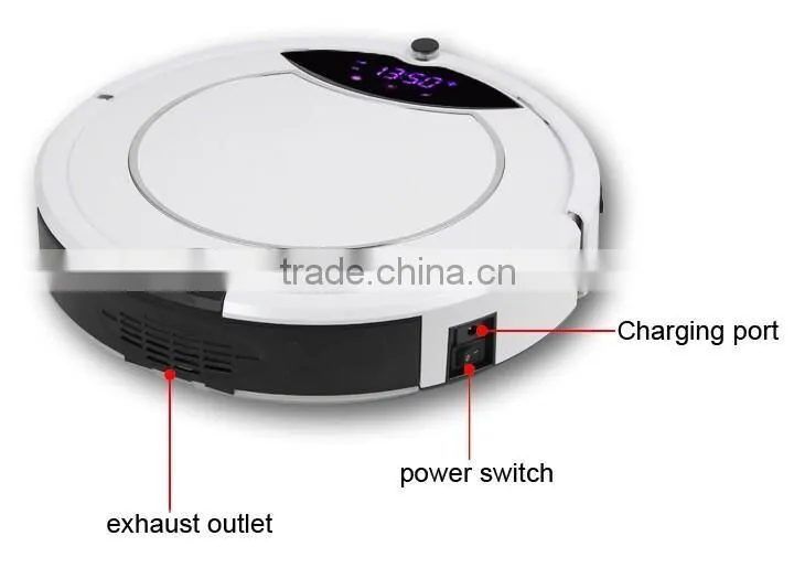 2016 new arrival Robot Vacuum Cleaner dry and wet anti falling robot OEM factory